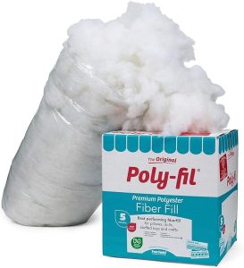 Relleno de fibra premium, marca Fairfield Poly Fil con 5 libras (80 onzas)
