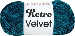 Estambre de Poliester para amigurumi marca Premier Retro Velvet