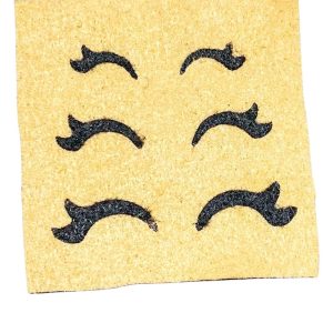 Ojitos de Fieltro 2 Pestañas Paquete Variado, 6 pares, 3 tamaños