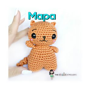 Mapa el Gato – Patrón amigurumi de michi fácil y adorable