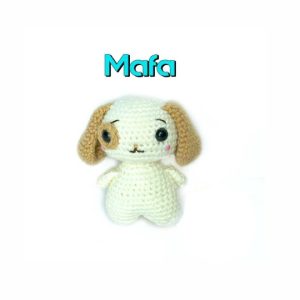 Teje a Mafa el Perro: Patrón amigurumi en PDF fácil y adorable