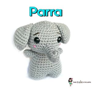 Patrón amigurumi de elefante - Parra, un diseño fácil