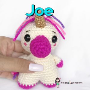 Patrón de amigurumi Joe el Unicornio en PDF