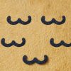 Boquita kawaii en fieltro negro para amigurumis sonrisa w 5pz72
