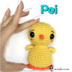 Patrón amigurumi de Pei el Pollo