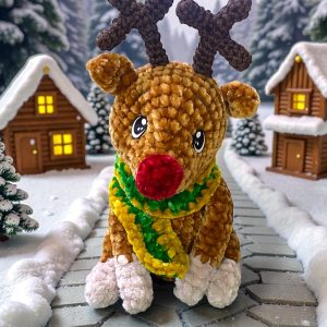 Rodolfo el Reno Amigurumi