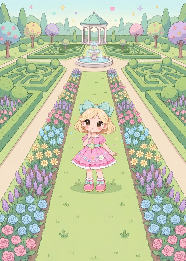 2. muñeca Lumi Éclair tejida con estética primavera efímera