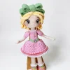 Lumi Éclair amigurumi tejido a crochet en tonos suaves estilo primavera