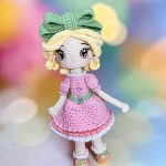 Patrón Lumi Éclair muñeca tejida crochet diseño exclusivo