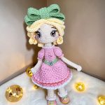 Lumi Éclair crochet doll patrón amigurumi diseño artístico