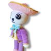 patron-amigurumi-catrin-mariachi-pdf-14 Figura mexicana de catrín en técnica amigurumi vista desde el lado derecho