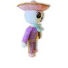 patron-amigurumi-catrin-mariachi-pdf-29 Vista posterior de la chaqueta del traje de mariachi amigurumi morado
