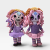 patron-amigurumi-catrina-rosa-2025-16 Muñeca amigurumi Rosa la Catrina en dos versiones en colores pastel resultado del patron amigurumi