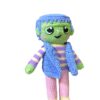 patron-amigurumi-frankie-pdf-04 Instrucciones para tejer monstruo amigurumi Frankie con cabello texturizado de color azul