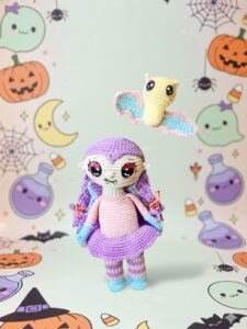 Patrón Amigurumi Vampira Isobel en PDF (Español)